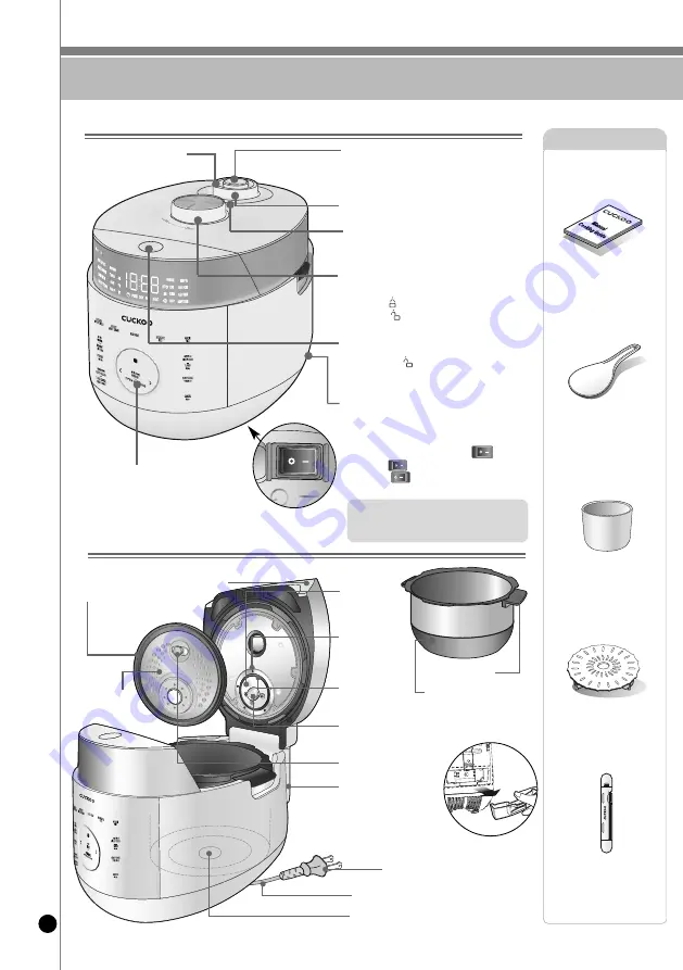 Cuckoo CRP-LHT10 FUZZY Series Operating Instructions Manual Download Page 7