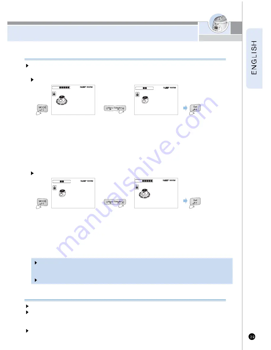 Cuckoo CRP-M10 Fuzzy Series Operating Instructions Manual Download Page 29