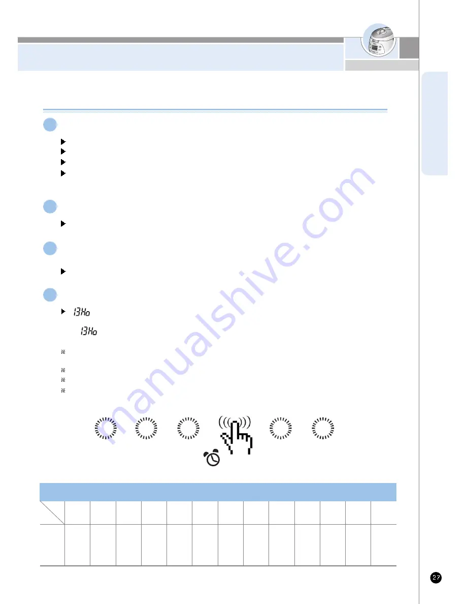 Cuckoo CRP-M1059F Series Operating Instructions Manual Download Page 27