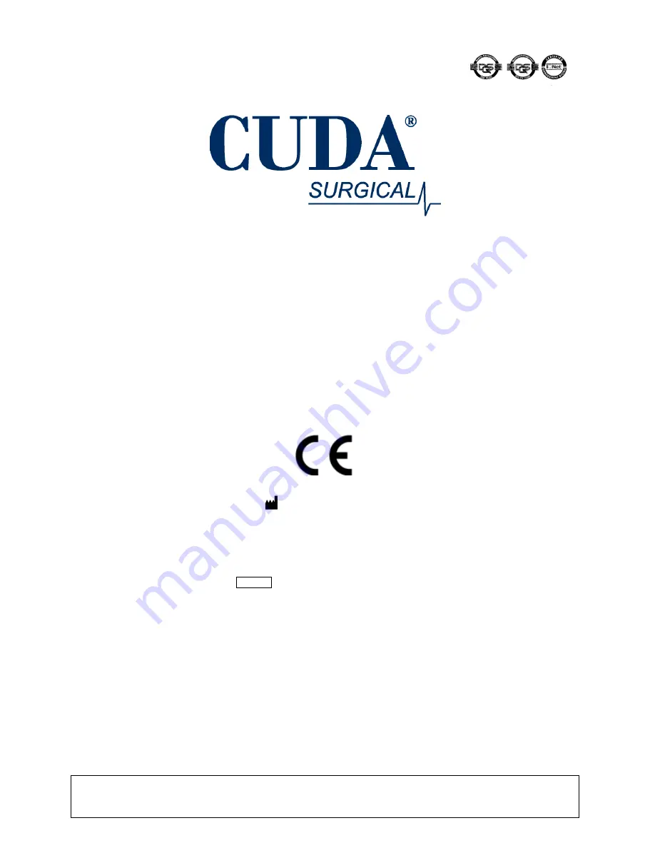 Cuda surgical LLS-5500 Скачать руководство пользователя страница 28