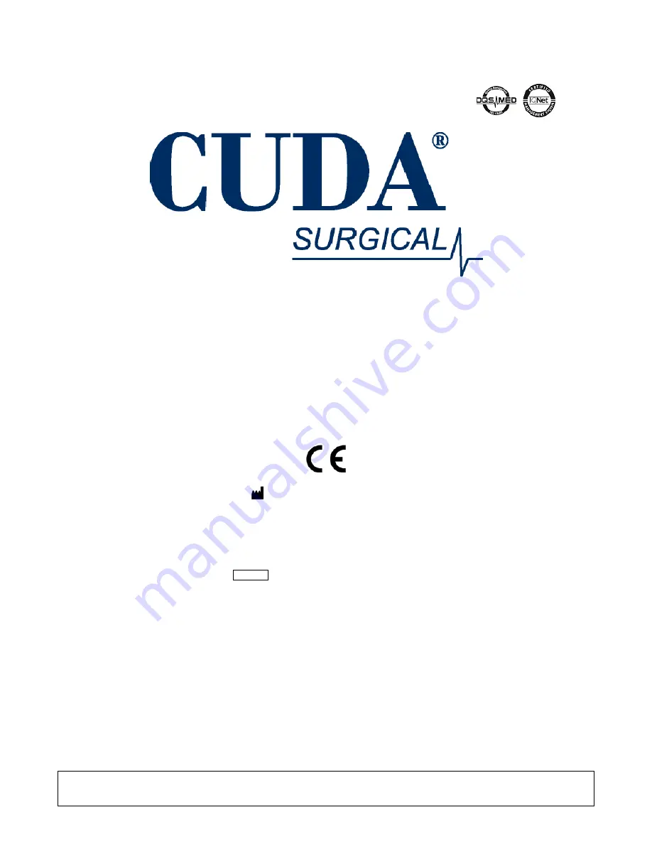 Cuda surgical LLS-LLX Скачать руководство пользователя страница 41