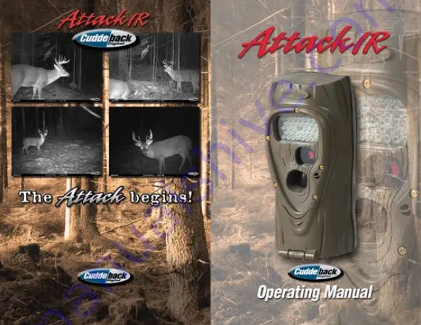 Cuddeback Attack IR Operating Instructions Manual Download Page 1