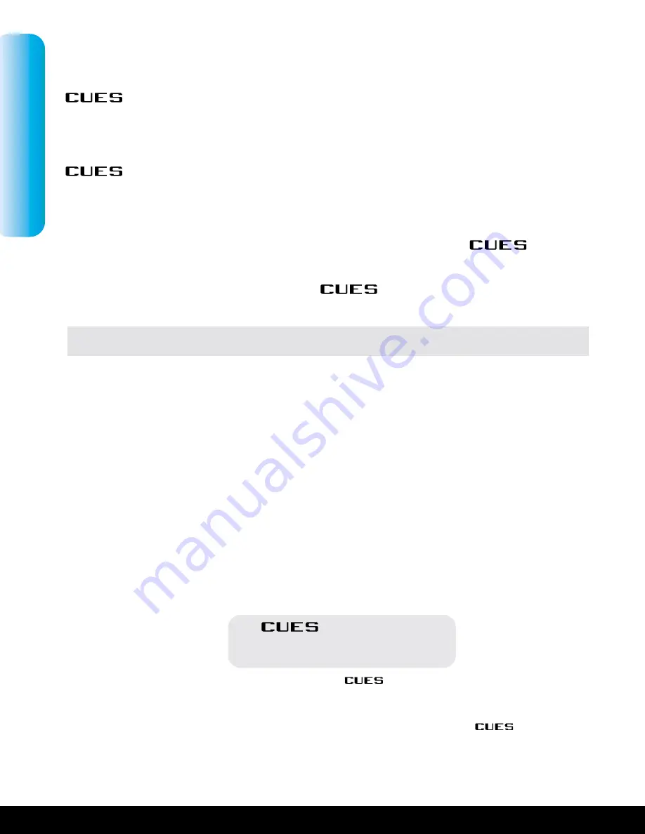 CUES CH915 Operation & Maintenance Manual Download Page 4