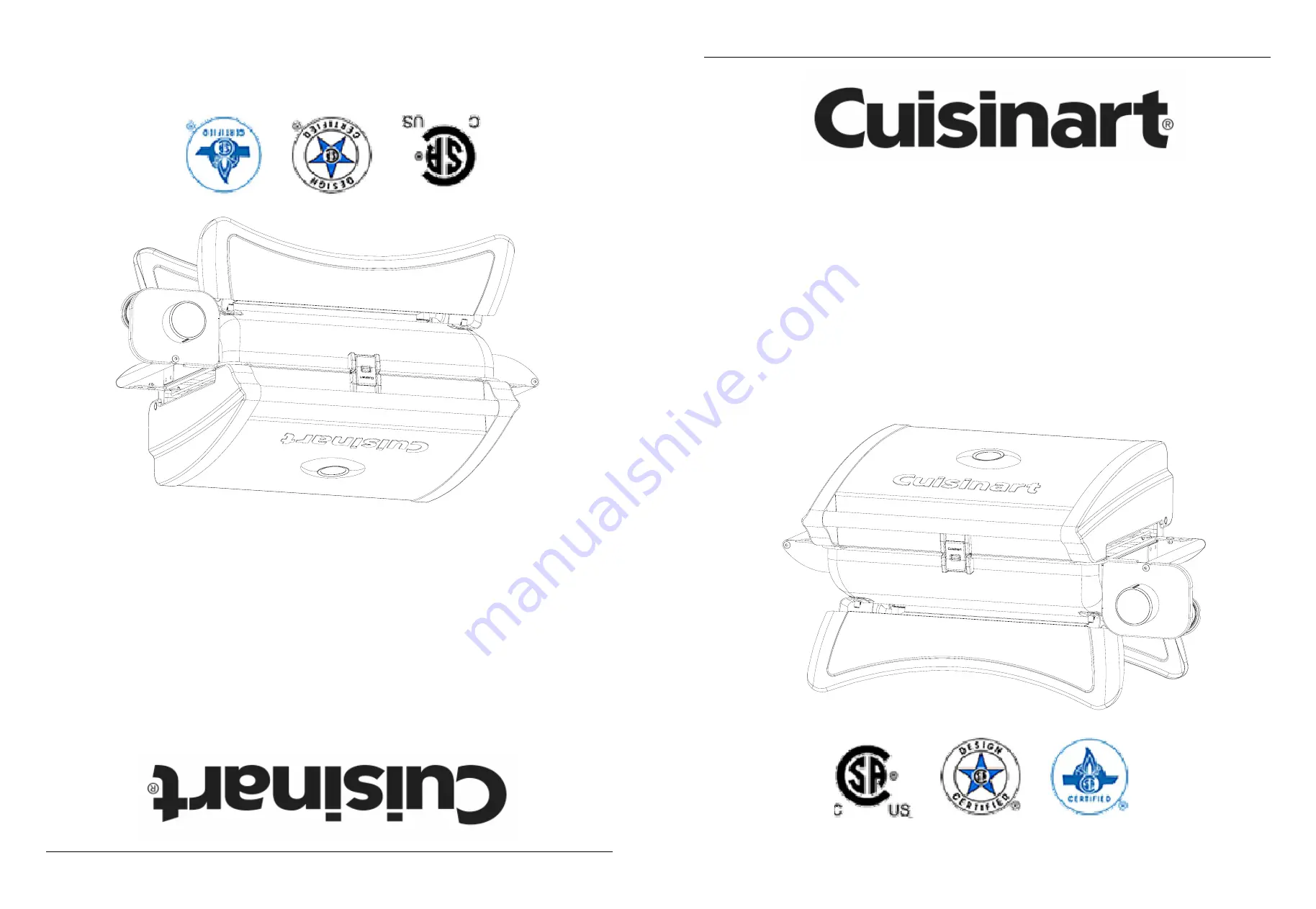 Cuisinart 085-3228-0 Instruction Manual Download Page 1