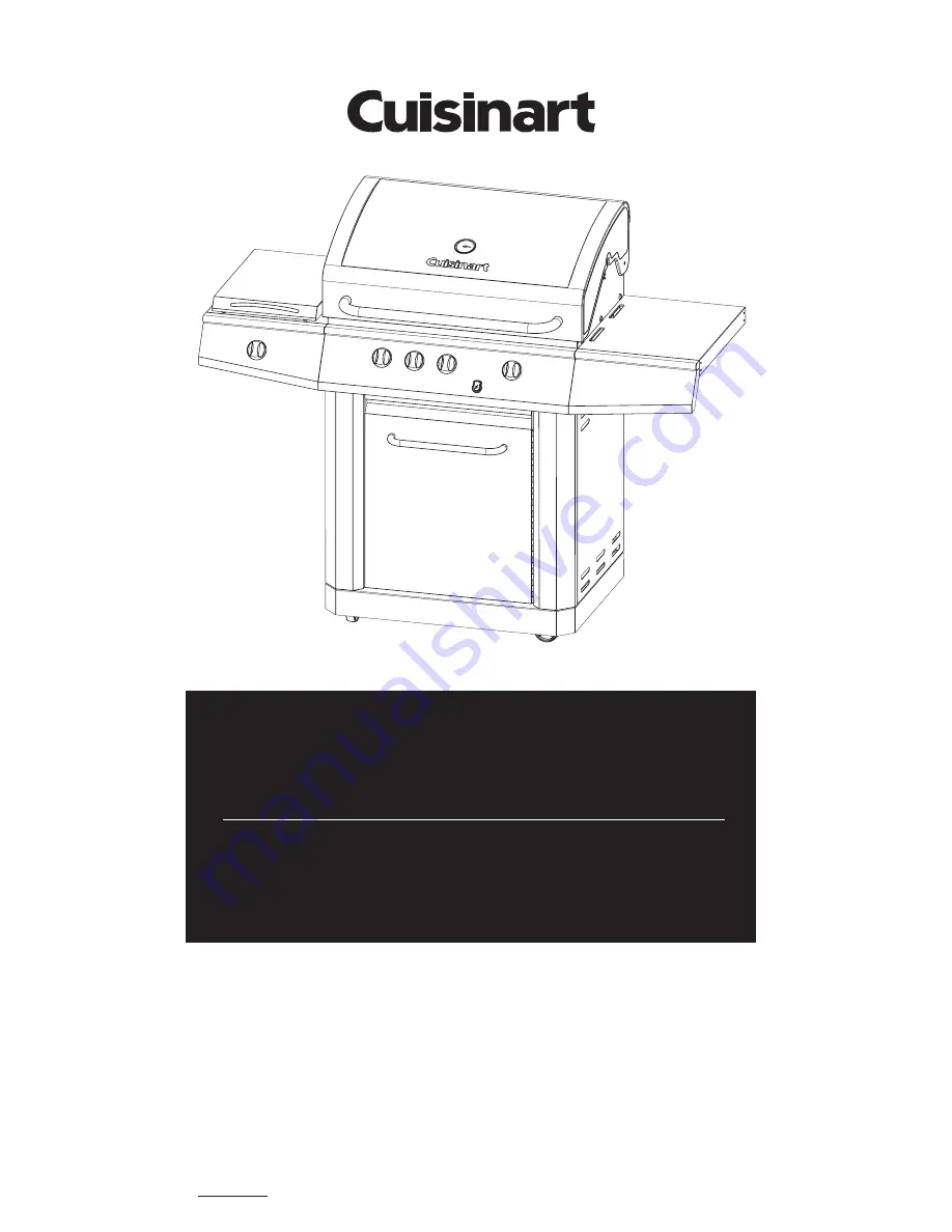 Cuisinart 85-3034-0 Скачать руководство пользователя страница 1