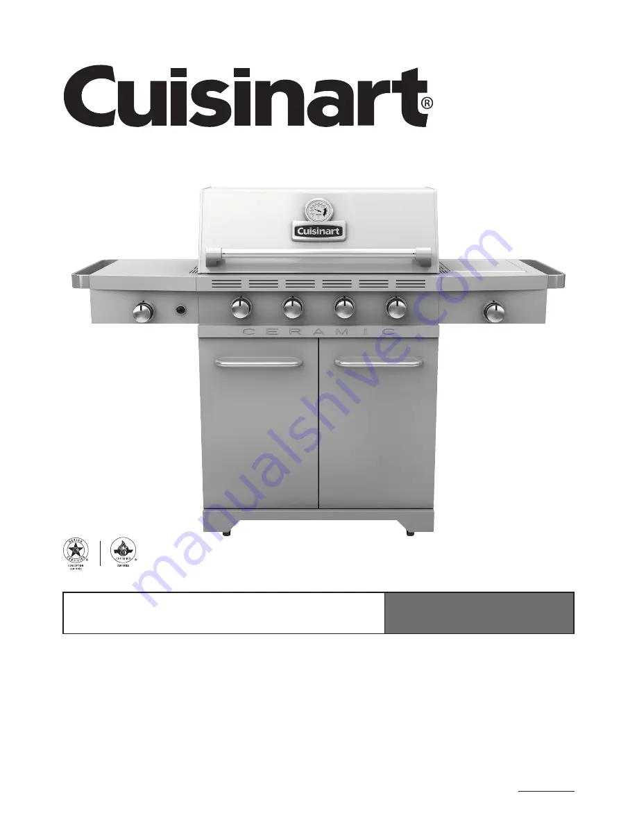 Cuisinart 85-3086-6 Скачать руководство пользователя страница 1