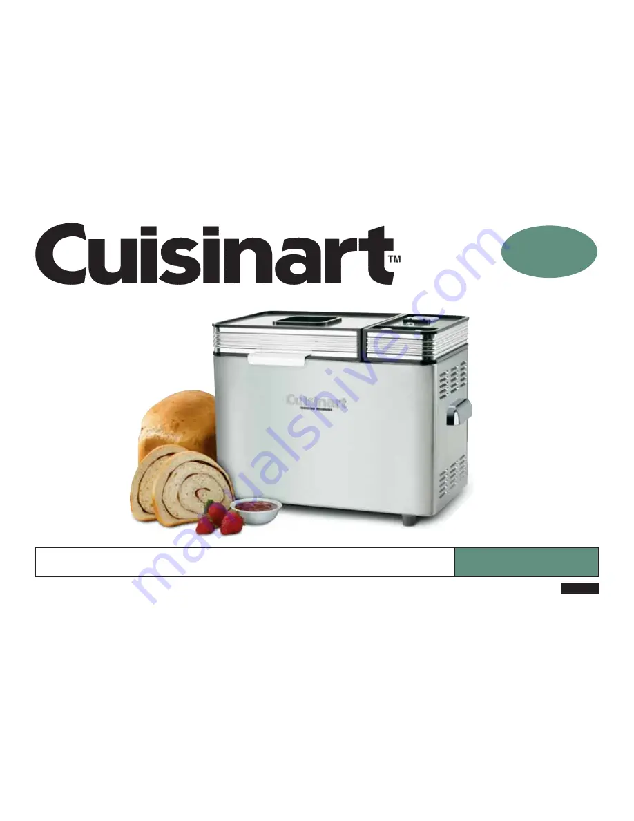 Cuisinart CBK-200 - 2 lb. Convection Bread Maker Instruction Booklet Download Page 1