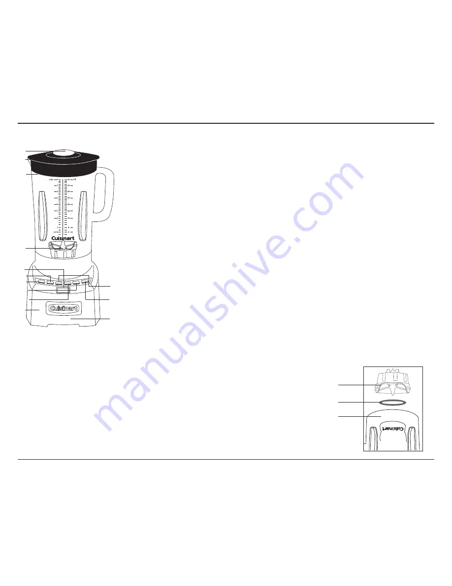 Cuisinart CBT-1000 - PowerEdge Die-Cast Blender Скачать руководство пользователя страница 4