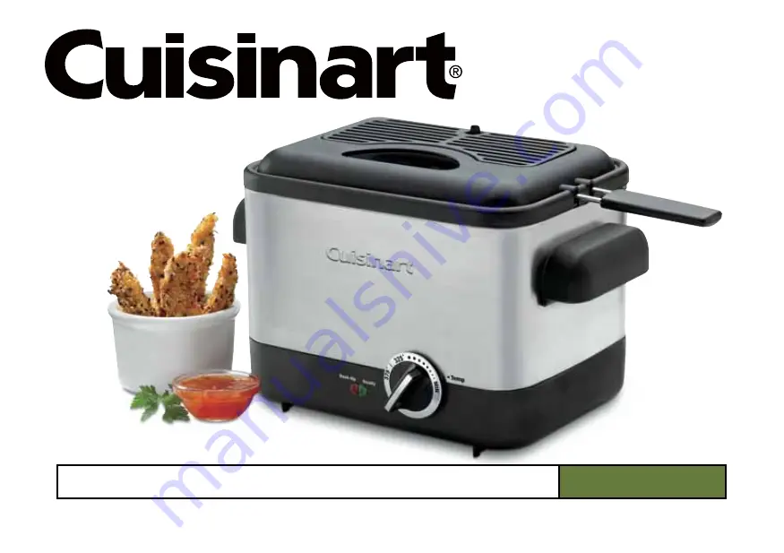 Cuisinart CDF-100 Series Скачать руководство пользователя страница 25