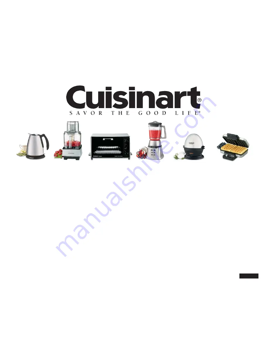 Cuisinart CMT-200PBK - Cast Metal Toaster Скачать руководство пользователя страница 8