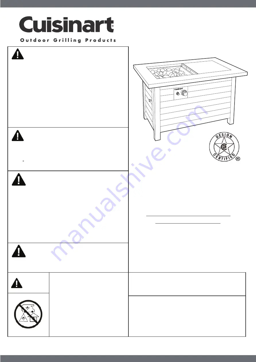 Cuisinart COH-100 Manual Download Page 1