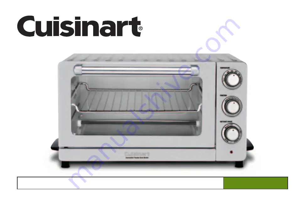 Cuisinart Convection Toaster Oven Broiler TOB-60N Скачать руководство пользователя страница 1