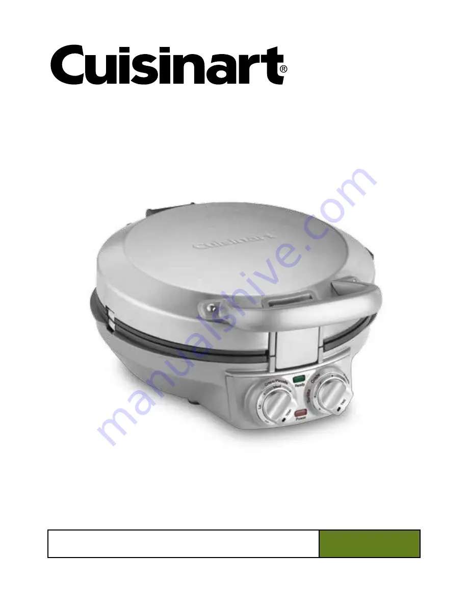 Cuisinart CPP-200 Series Скачать руководство пользователя страница 1