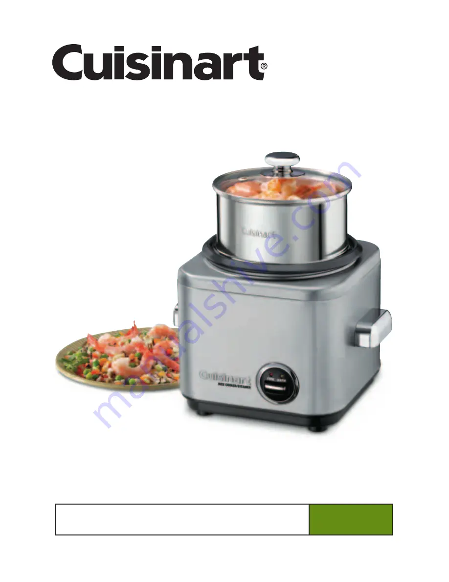 Cuisinart CRC-400 Instruction/Recipe Booklet Download Page 1