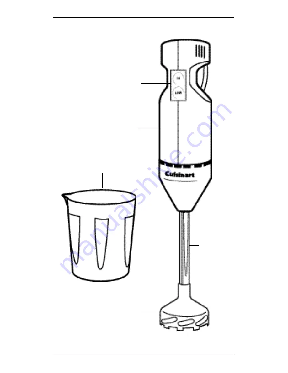 Cuisinart CSB-33BC - Quick Prep Hand Blender Скачать руководство пользователя страница 4