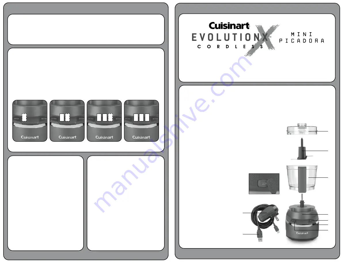 Cuisinart EVOLUTIONX RMC-100 Quick Reference Manual Download Page 2