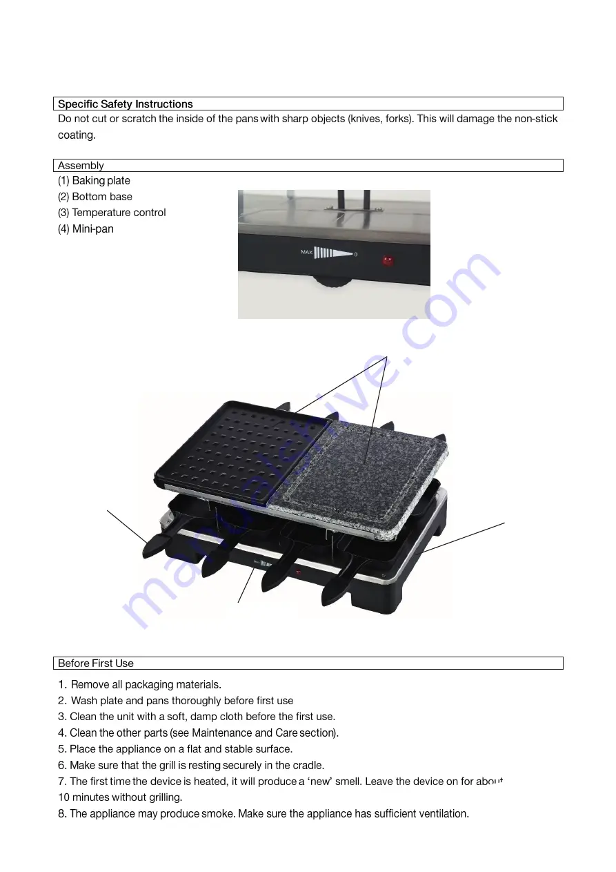 Cuisinier Deluxe 871125207587 Instruction Manual Download Page 3