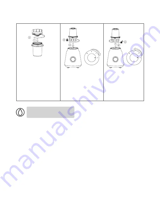 Cuizimate RBSEASYBLENDER Instruction Manual Download Page 6