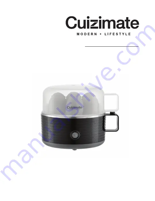 Cuizimate RBSEGGBOILERNOIR Instruction Manual Download Page 1