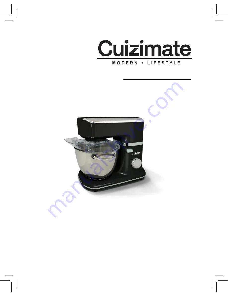 Cuizimate RBSFOODMIXERPRO Instruction Manual Download Page 1