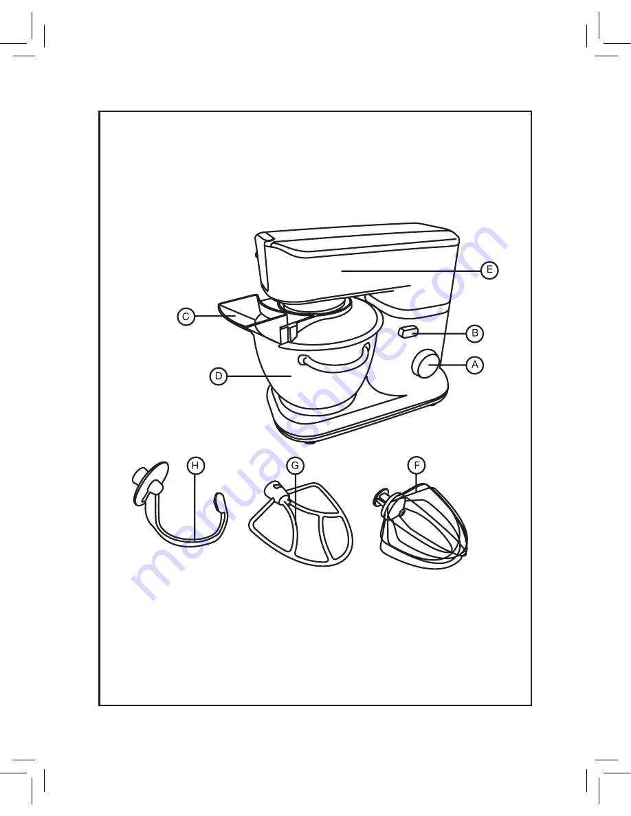 Cuizimate RBSFOODMIXERPRO Instruction Manual Download Page 2