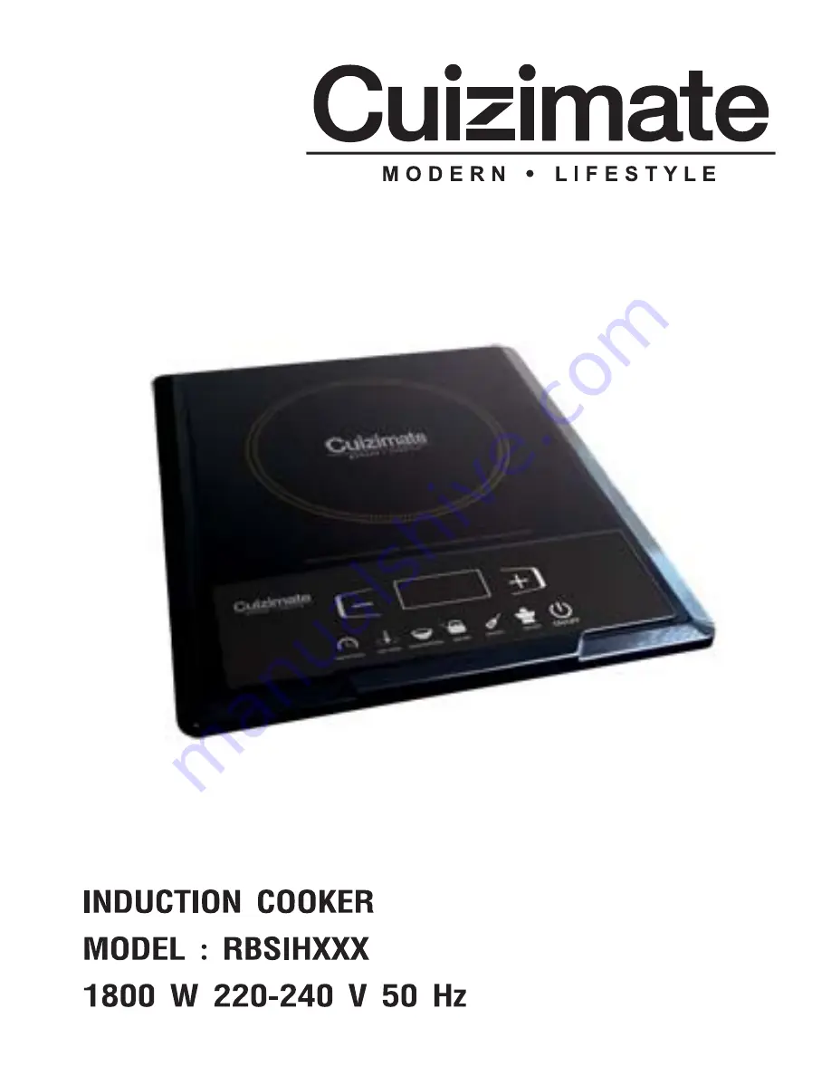 Cuizimate RBSIHXXX User Manual Download Page 1