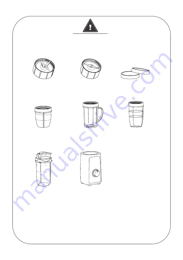 Cuizimate RBSMULTIBLENDBK Скачать руководство пользователя страница 2