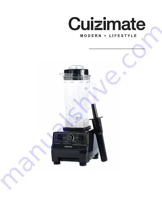 Cuizimate RBSPROFESSIONALBLENDER Instruction Manual Download Page 1