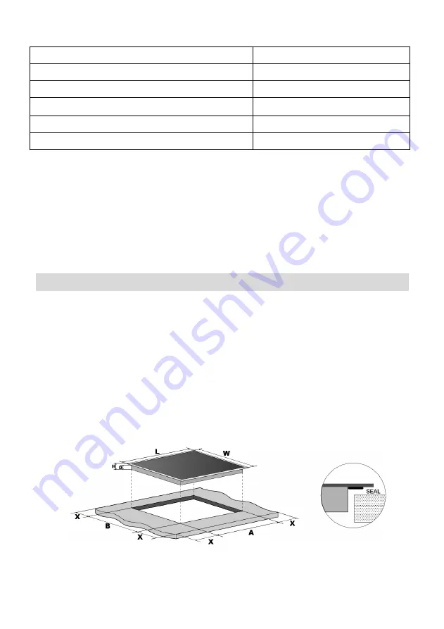 Culina UBINDECO60PF Instruction Manual / Installation Manual Download Page 23