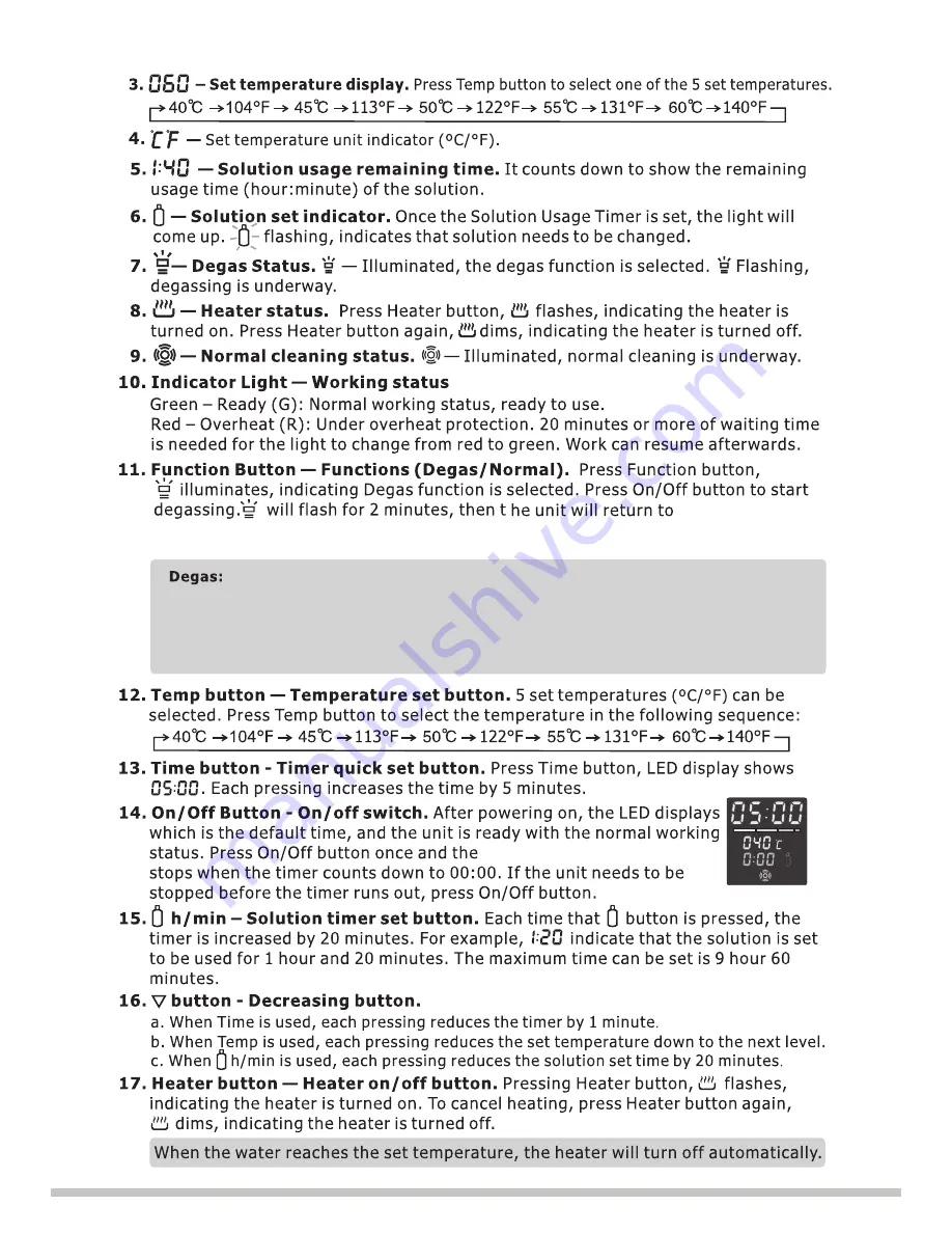 Culinary Sonic Instruments CSI-1119 User Manual Download Page 6