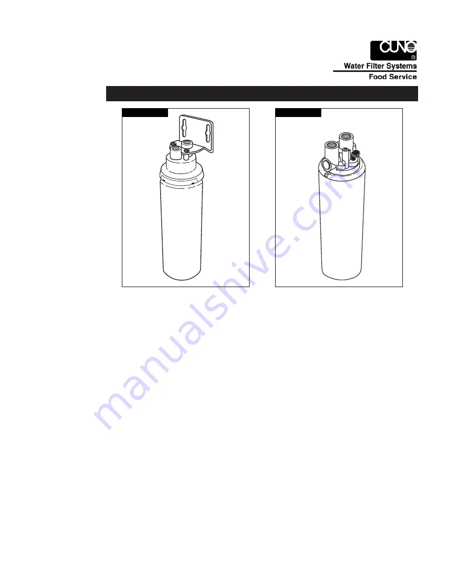 Cuno CFS6000 series Installation And Operating Instructions Download Page 1