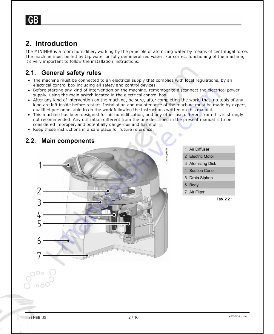 CUOGHI MININEB Instructions Manual Download Page 4