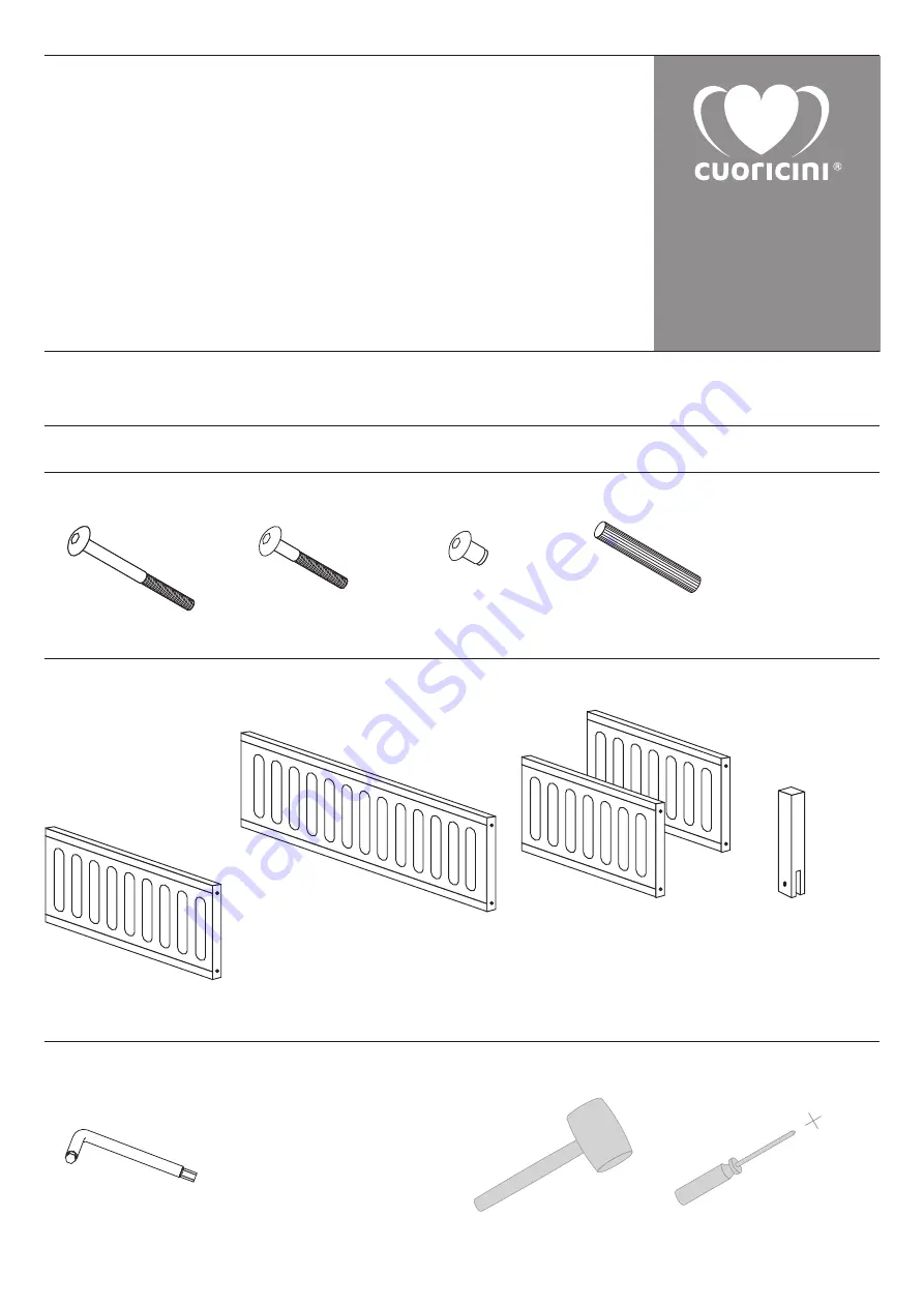 CUORICINI MONTESSORI MOOVIE Quick Start Manual Download Page 1