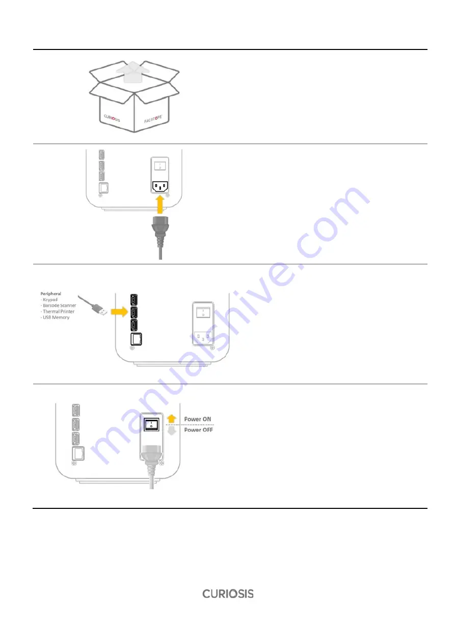 CURIOSIS FACSCOPE B Instruction Manual Download Page 13