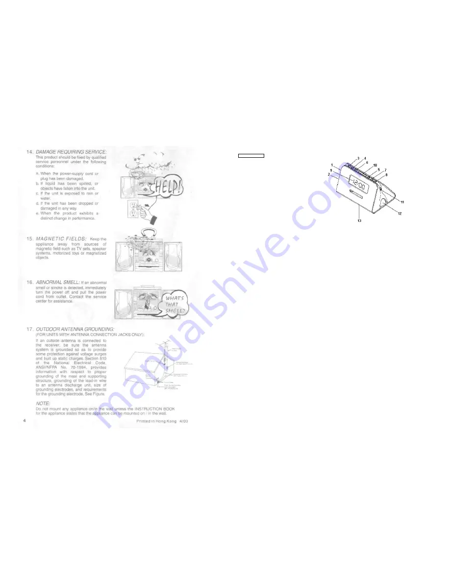 Curtis CR1339 Скачать руководство пользователя страница 4