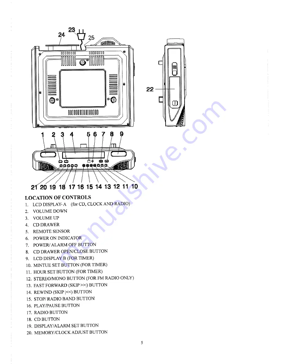 Curtis CR2608 Скачать руководство пользователя страница 5