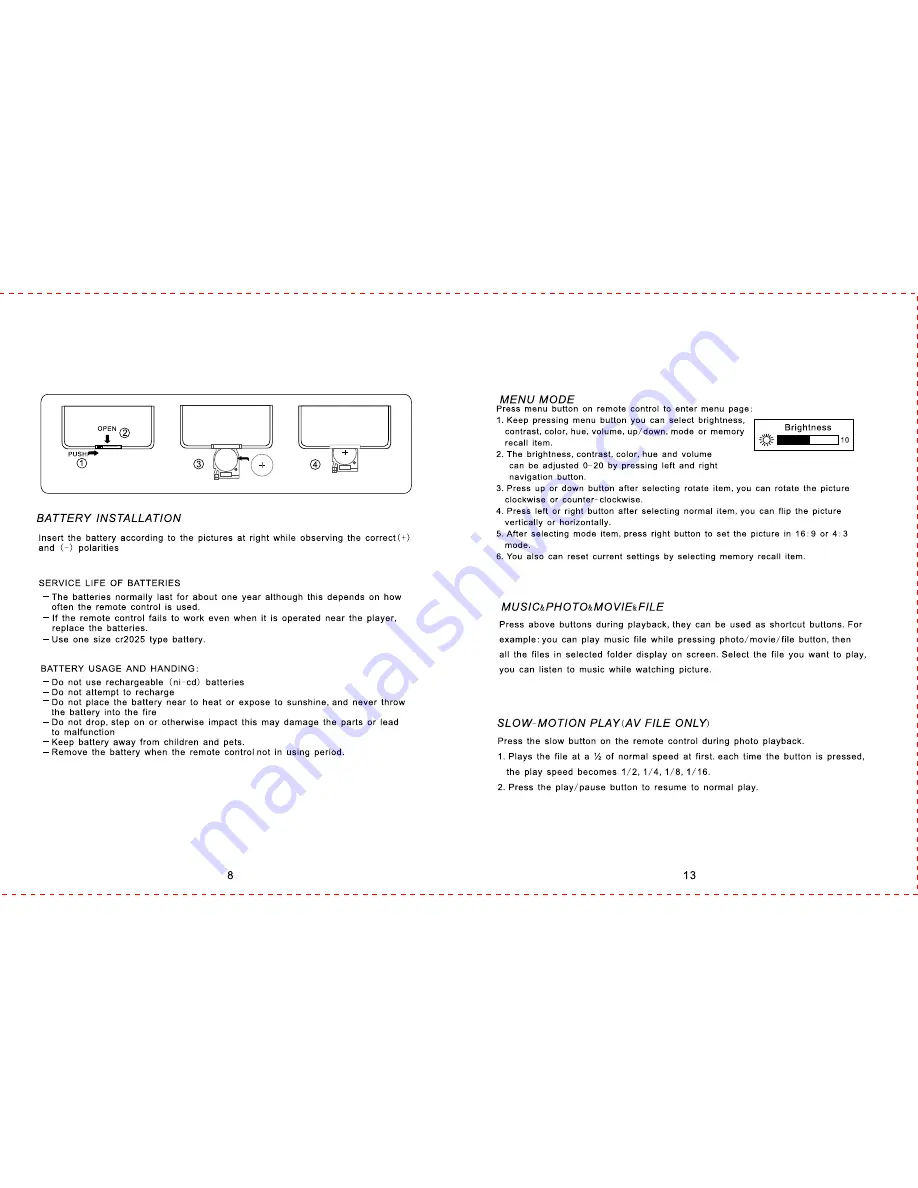 Curtis DPF711 Instruction Manual Download Page 10