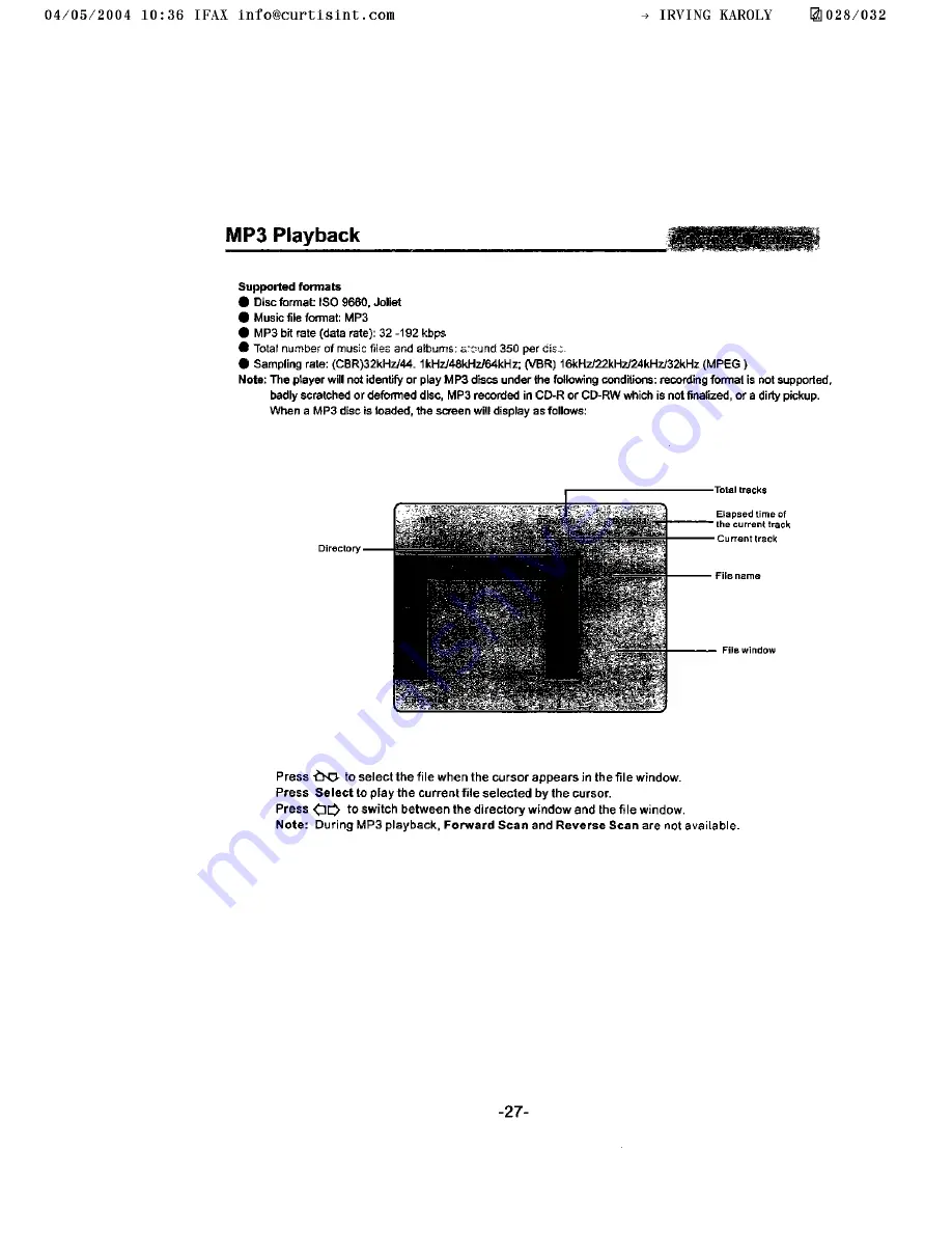 Curtis DVD1055 User Manual Download Page 28