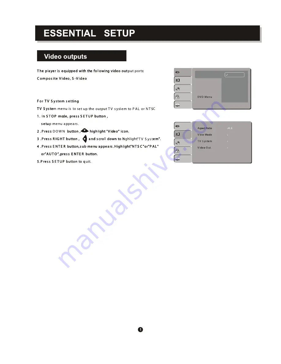 Curtis DVD1602 Instruction Manual Download Page 5