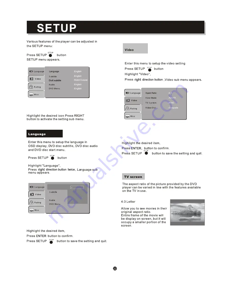 Curtis DVD2054 Instruction Manual Download Page 26