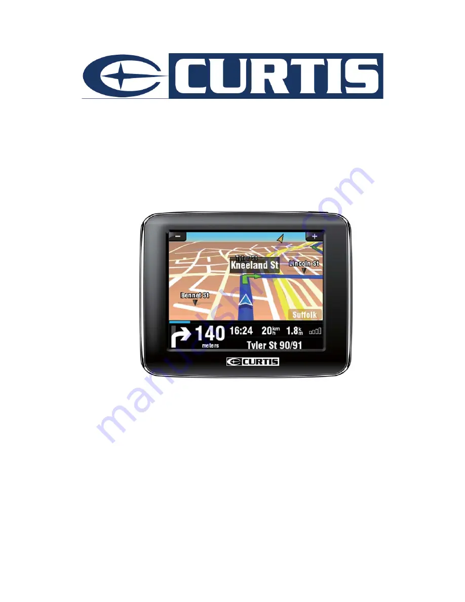 Curtis GPD359B Скачать руководство пользователя страница 1