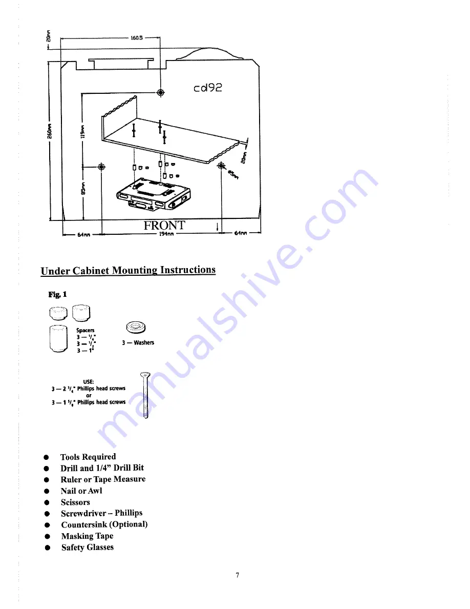 Curtis KCR2609UK Скачать руководство пользователя страница 7