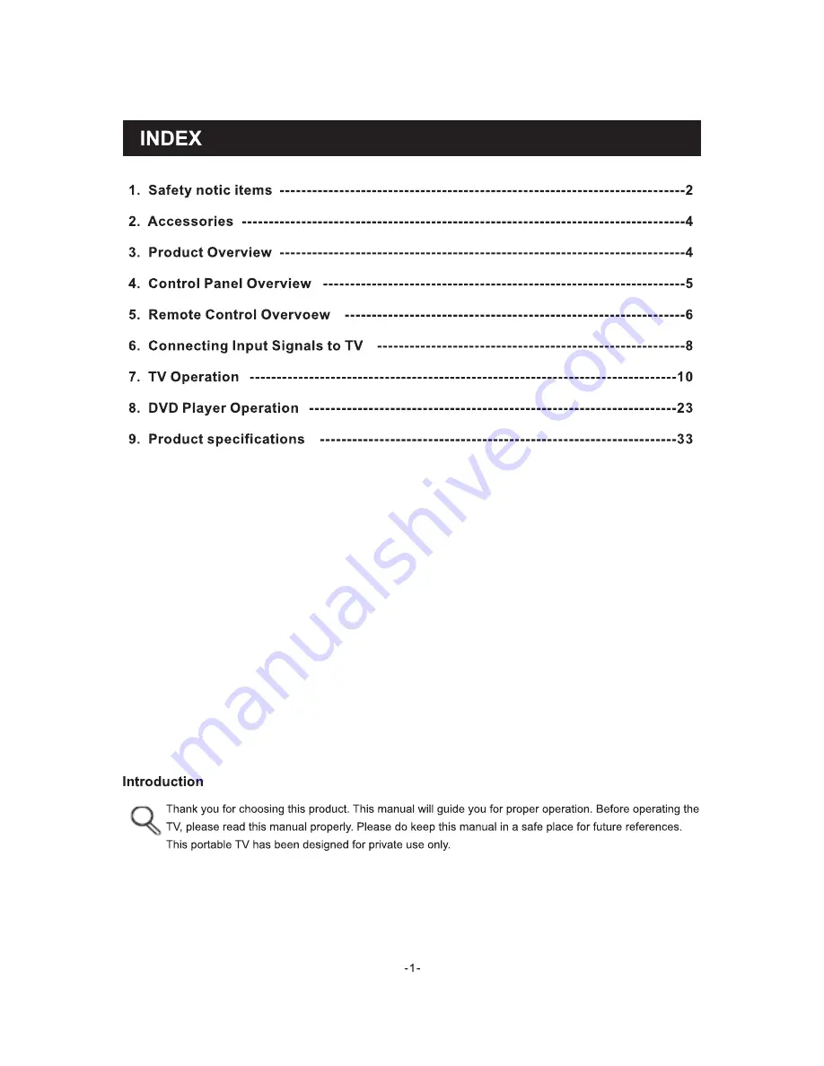 Curtis LCDVD2223A Operating Instructions Manual Download Page 2