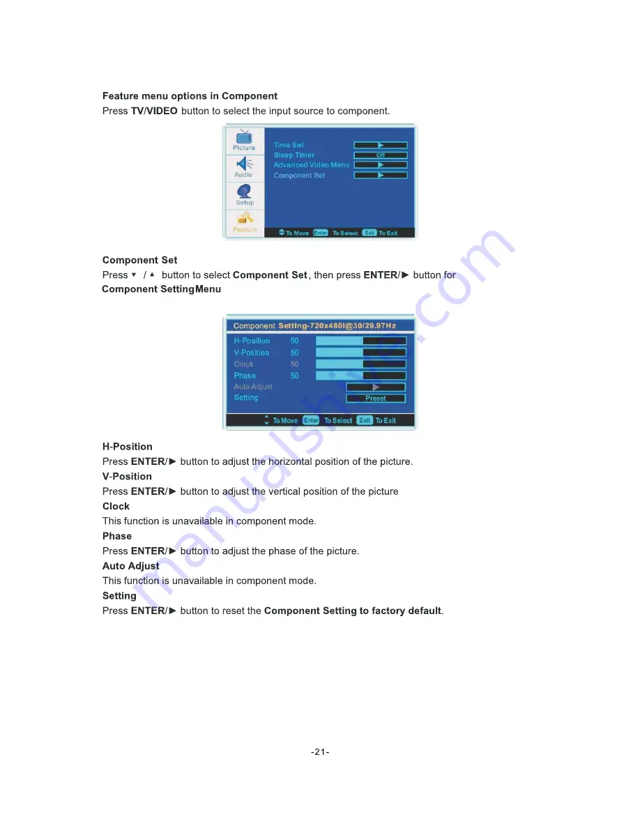 Curtis LCDVD2223A Operating Instructions Manual Download Page 22