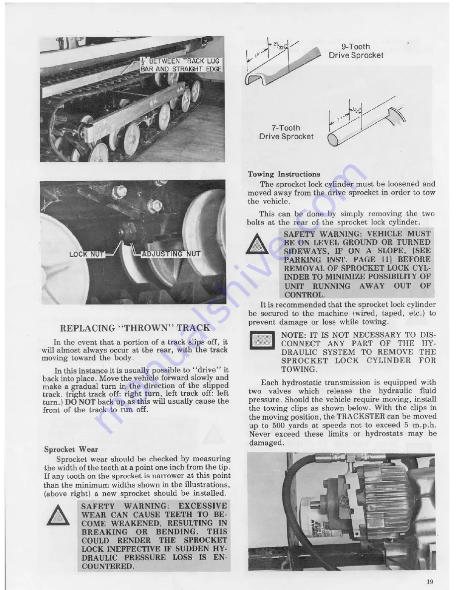 Cushman Trackster 898002 Operator'S Manual Download Page 21