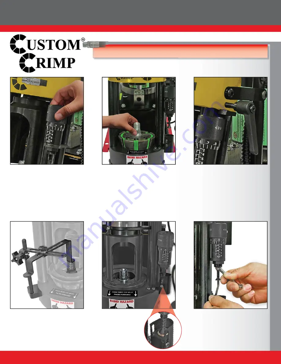 Custom Crimp D105-T420 SERIES Operator'S Manual Download Page 6