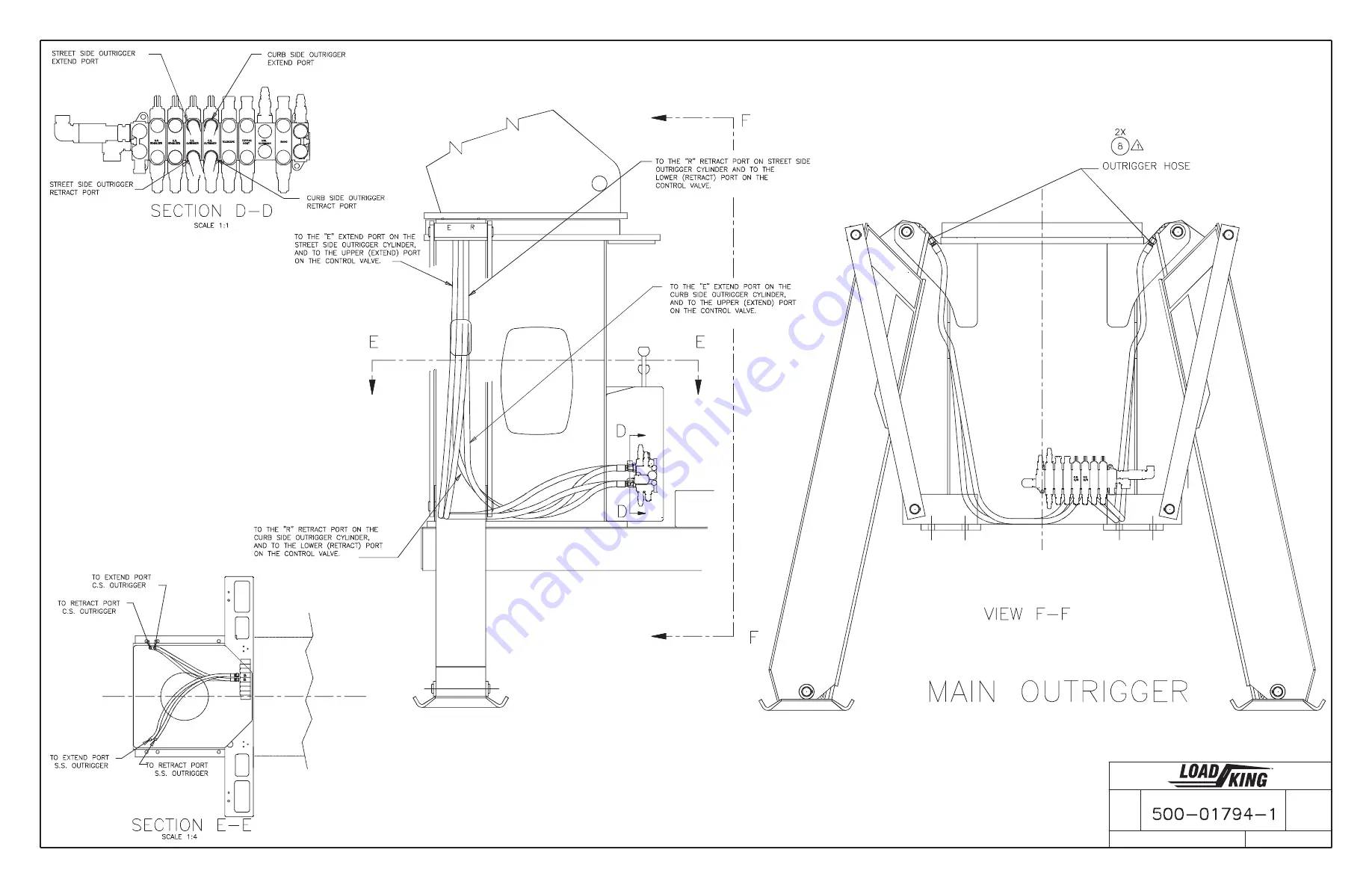 CUSTOM TRUCK LOAD KING 25-92 Installation Manual Download Page 157