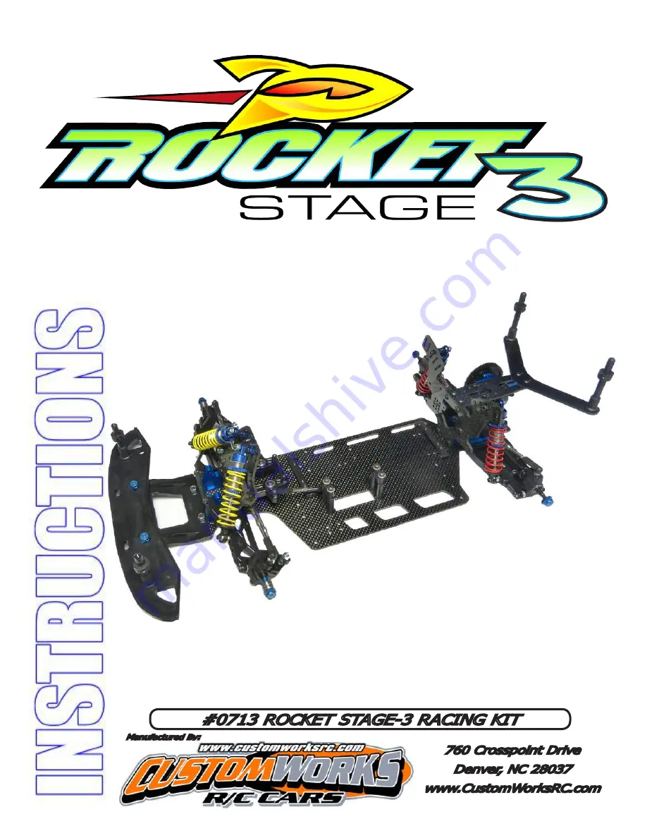 CustomWorks Rocket Stage-3 Instructions Manual Download Page 1