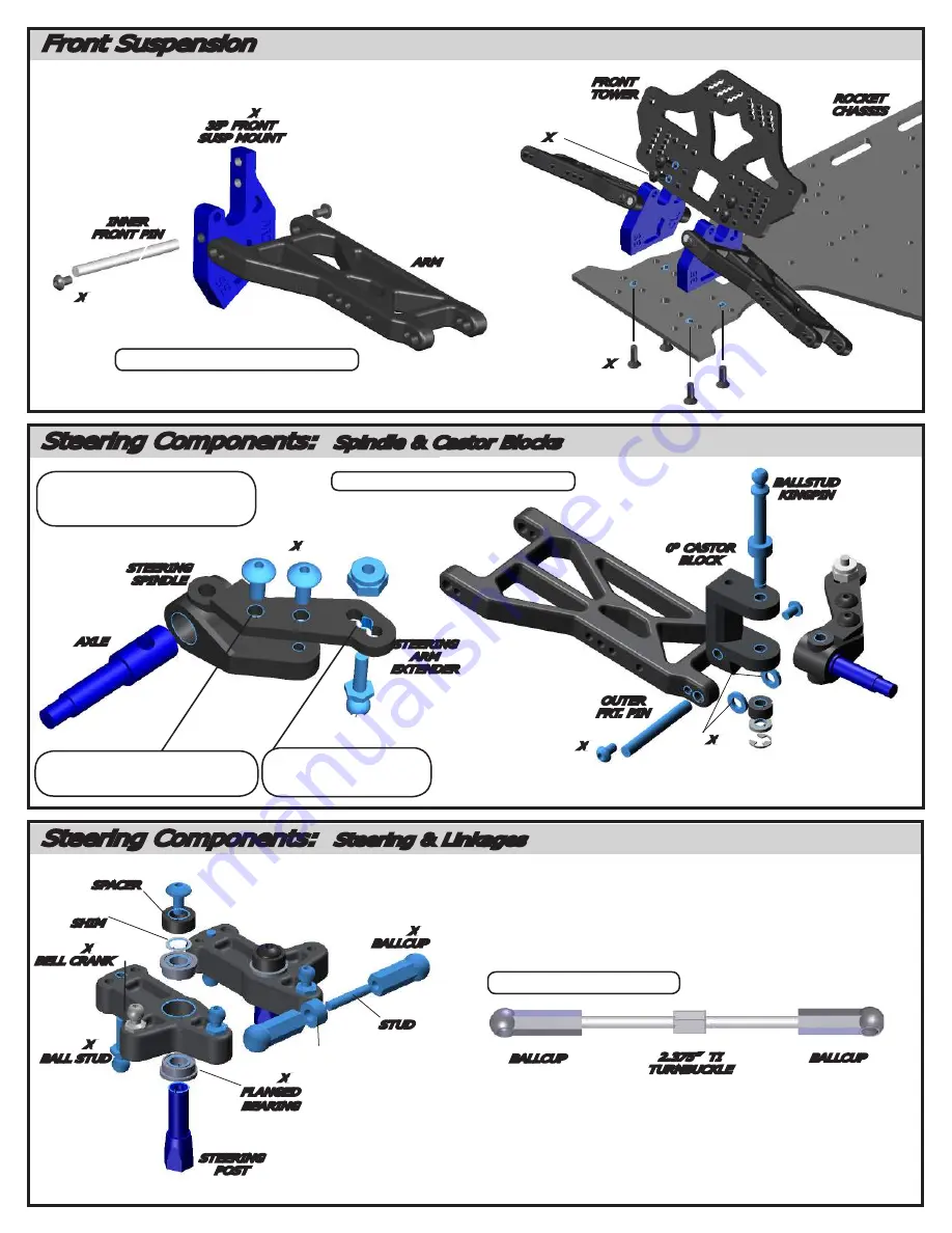 CustomWorks Rocket Stage-3 Instructions Manual Download Page 3