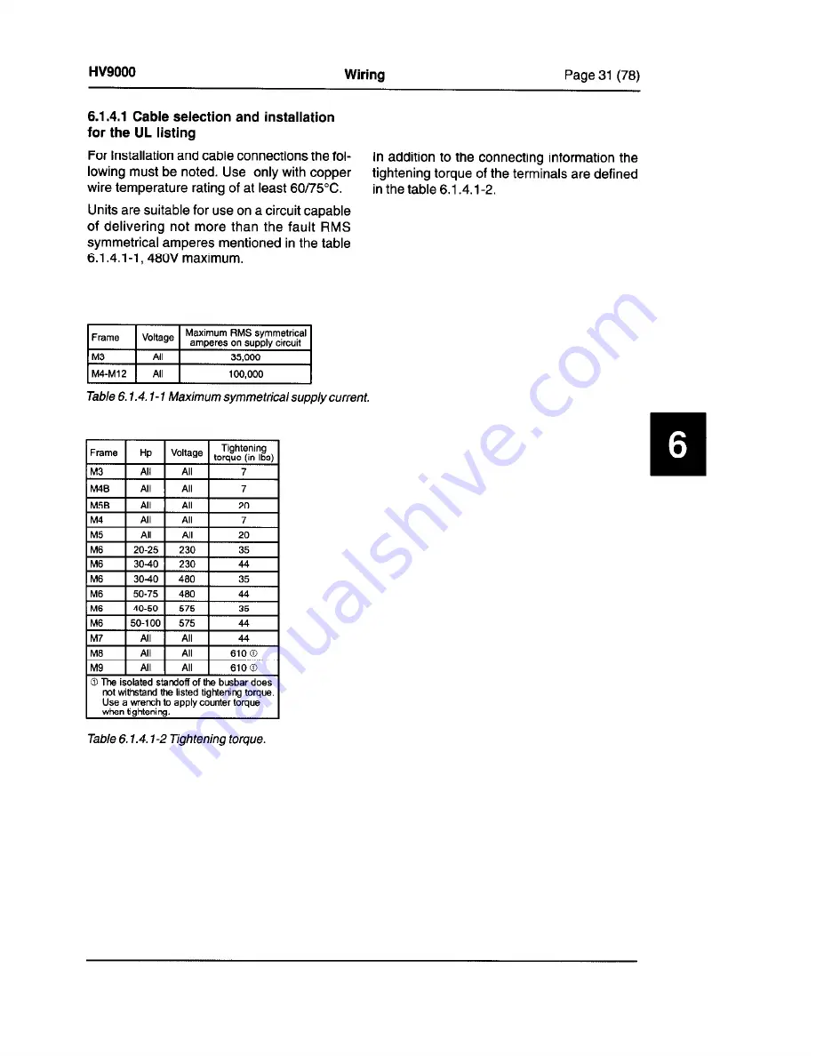 Cutler-Hammer HV9010AC-2M0B000 User Manual Download Page 35